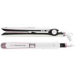 Plancha para el Pelo Rowenta Premium Care 7/7/ Blanca y Rosa