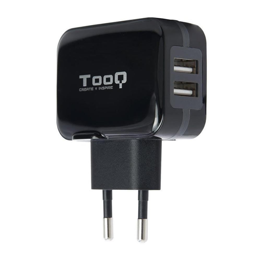 Cargador de Pared TooQ TQWC-1S02/ 2xUSB/ 17W