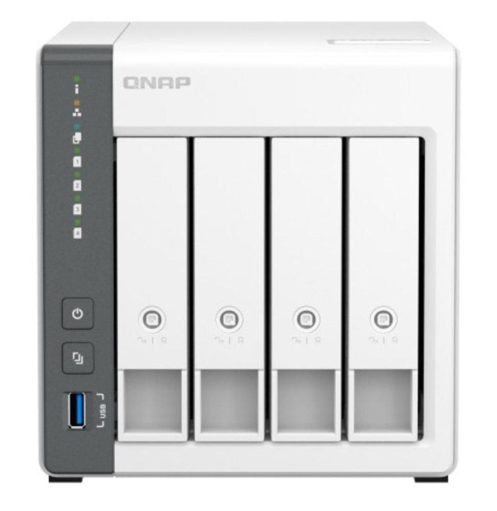 NAS QNAP TS-433-4G/ 4 Bahías 3.5'- 2.5'/ 4GB/ Formato Torre