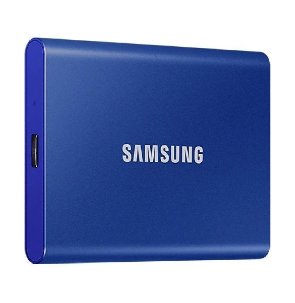 Disco Externo SSD Samsung Portable T7 1TB/ USB 3.2/ Azul