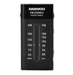 Radio Portátil Daewoo DW1109/ Negra