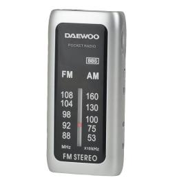 Radio Portátil Daewoo DW1129/ Plata