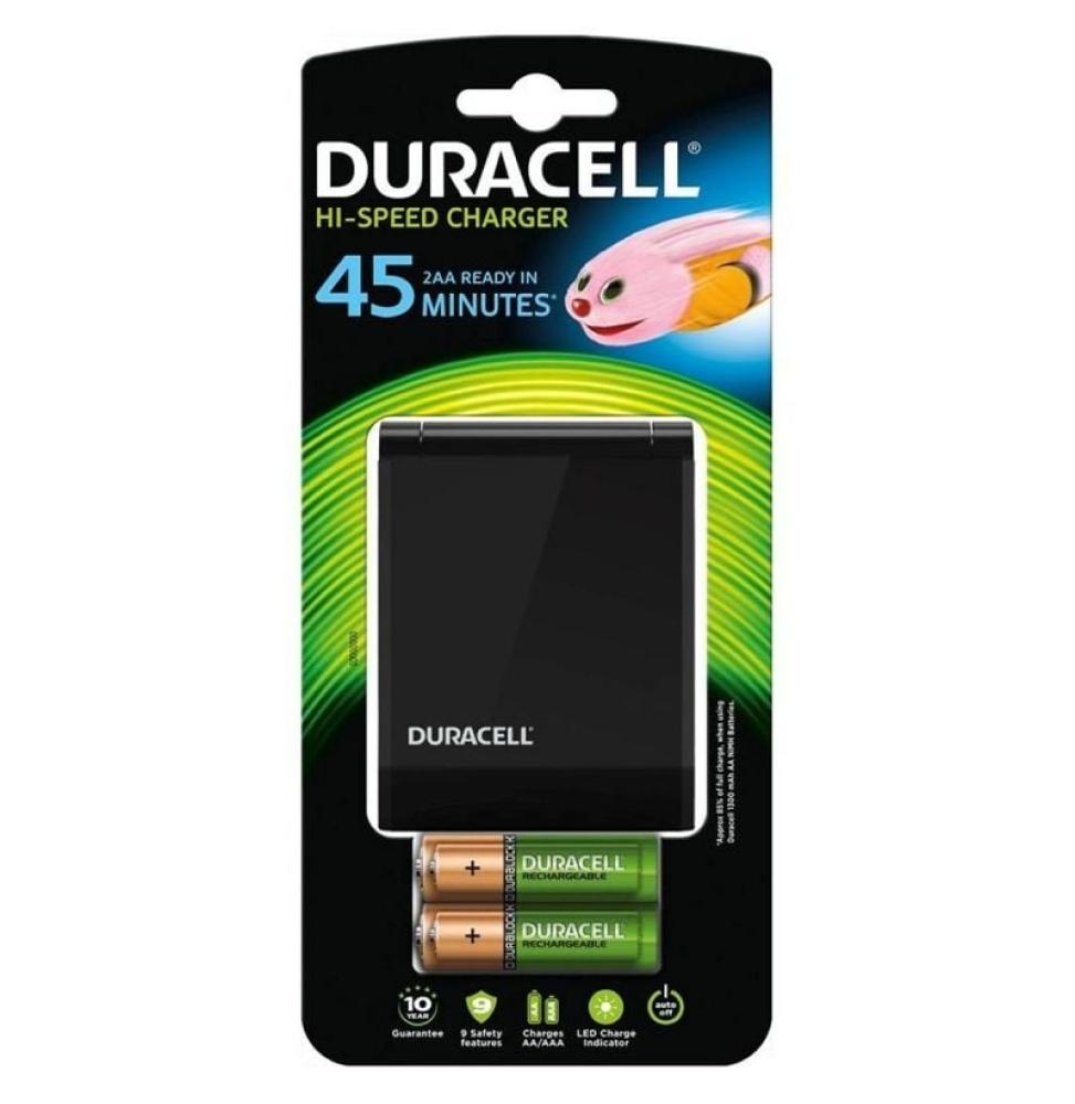 Cargador de Pilas Duracell CEF27EU-EU/ capacidad 2 pilas AA y AAA/ 2 Pilas AA y 2 AAA Incluidas