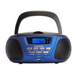 Radio CD Aiwa BBTU-300BL/ 5W/ Azul