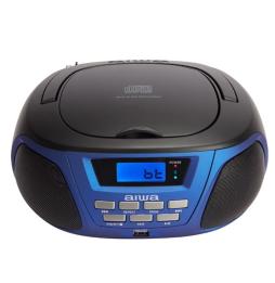 Radio CD Aiwa BBTU-300BL/ 5W/ Azul