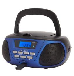 Radio CD Aiwa BBTU-300BL/ 5W/ Azul