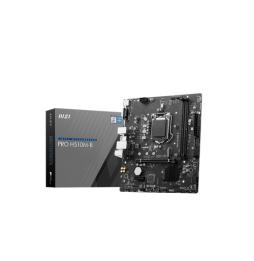 Placa base 1200 microATX MSI H510M-B - Para 10a generación - 2xDDR4 (hasta 64GB 2933 Mhz) - 4xSATA - 1 x M.2 - USB 2.0 (4/4) - U