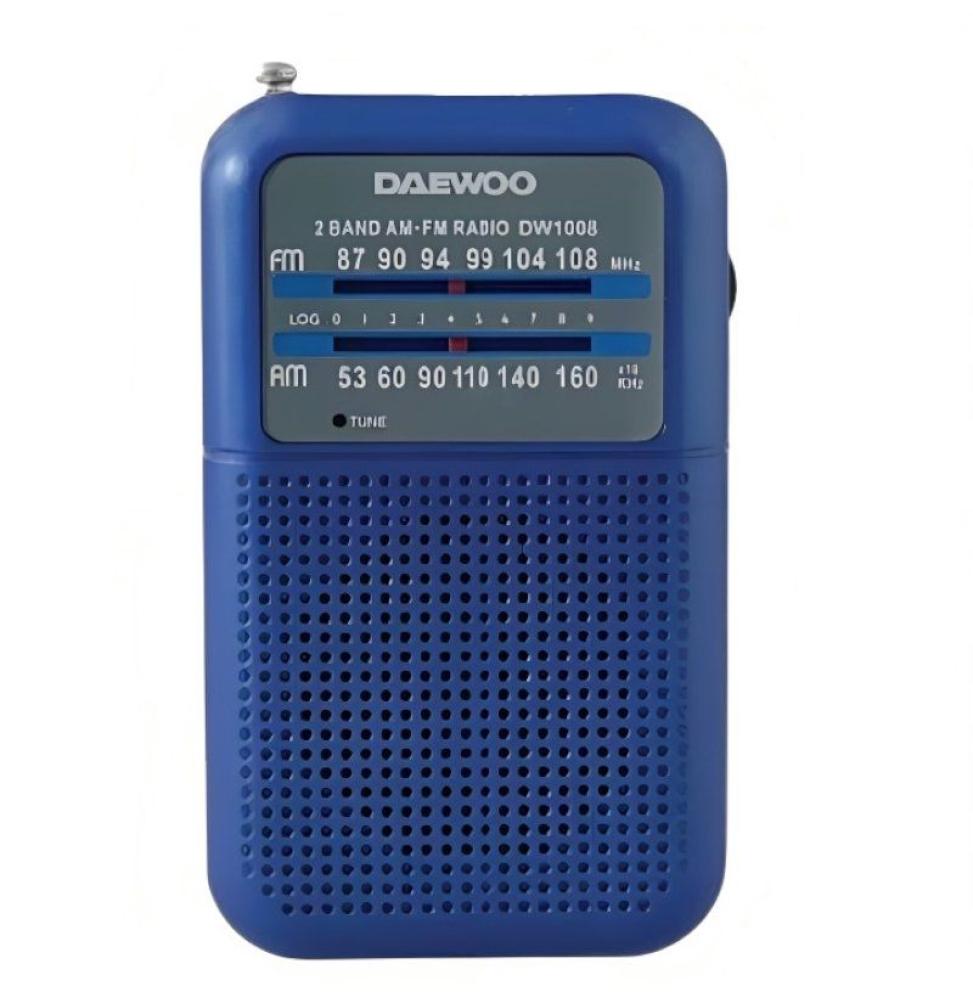 Radio Portátil Daewoo DW1008/ Azul