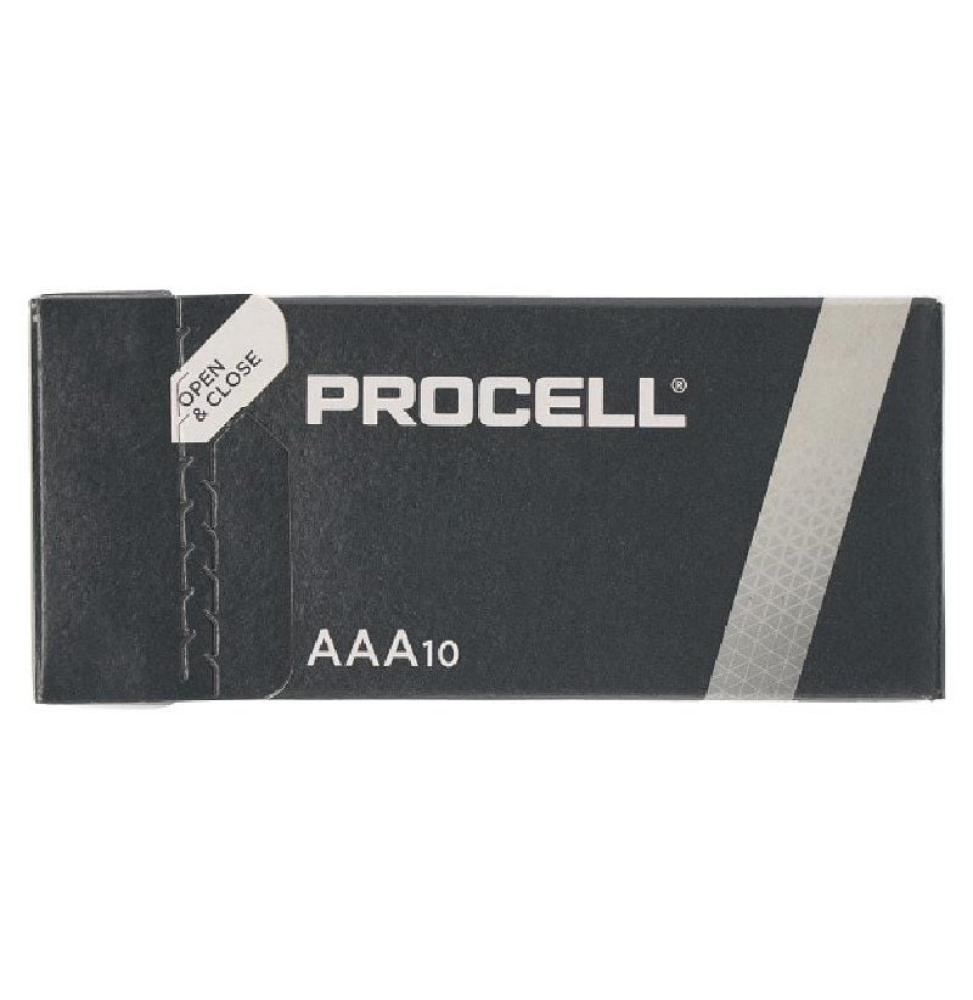 Pack de 10 Pilas AAA L03 Duracell PROCELL ID2400IPX10/ 1.5V/ Alcalinas