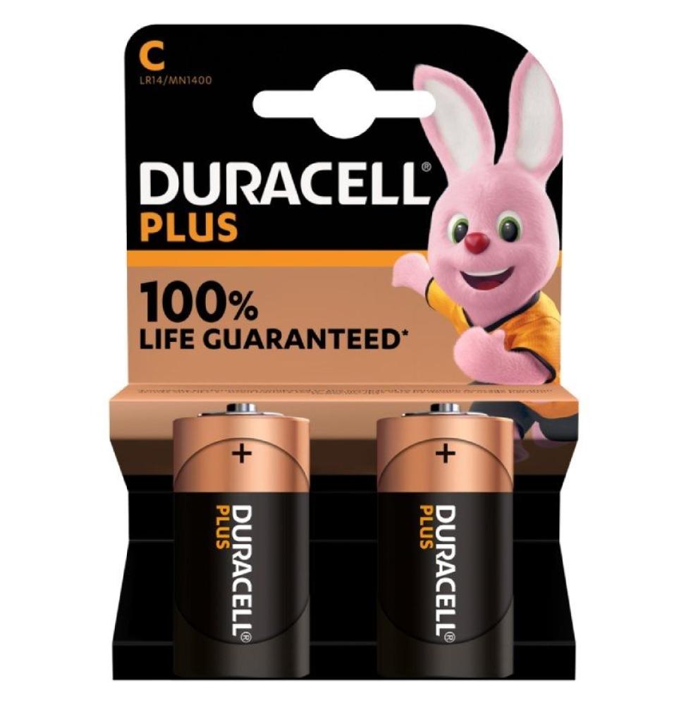 Pack de 2 Pilas C Duracell  LR14/ 1.5V/ Alcalinas