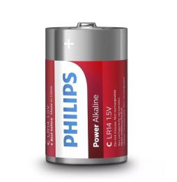 Pack de 2 Pilas C Philips LR14P2B/10/ 1.5V/ Alcalinas