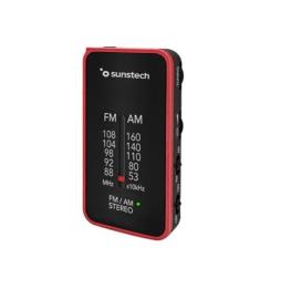 Radio Portátil Sunstech RPC6RD/ Roja