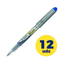 Caja de Plumas Desechables Pilot V Pen/ 12 unidades/ Azules