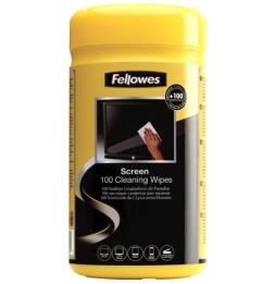 Dispensador de 100 Toallitas Fellowes 9183101 para Limpieza de Pantallas