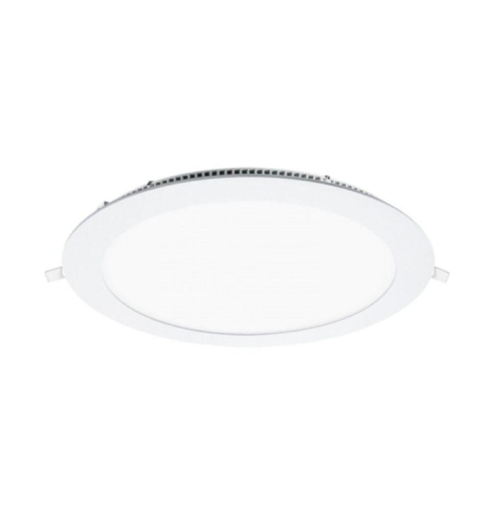 Downlight Iglux LS-102118-CB V2/ Circular/ Ø225 x 19mm/ Potencia 18W/ 1540 Lúmenes/ 3000ºK/ Blanco