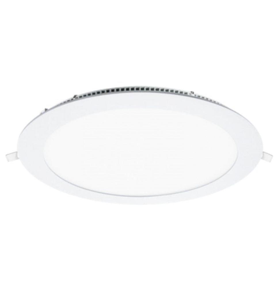 Downlight Iglux LS-102118-FB V2/ Circular/ Ø220 x 19mm/ Potencia 18W/ 1700 Lúmenes/ 6000ºK/ Blanco