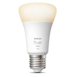 Bombilla Led Inteligente Philips Hue A60/ Casquillo E27/ 9.5W/ 1100 Lúmenes/ 2700K/ Precisa Philips Hue Bridge