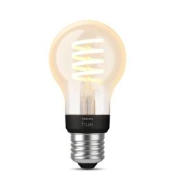 Bombilla Led Inteligente Philips Hue White A60 Thin Filament/ Casquillo E27/ 7W/ 550 Lúmenes/ 2200-4500K/ Precisa Philips Hue Br