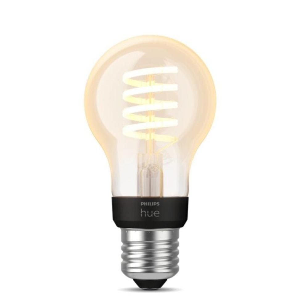 Bombilla Led Inteligente Philips Hue White A60 Thin Filament/ Casquillo E27/ 7W/ 550 Lúmenes/ 2200-4500K/ Precisa Philips Hue Br