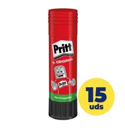 Expositor de Pegamento en Barra Pritt/ 43g/ 15 unidades