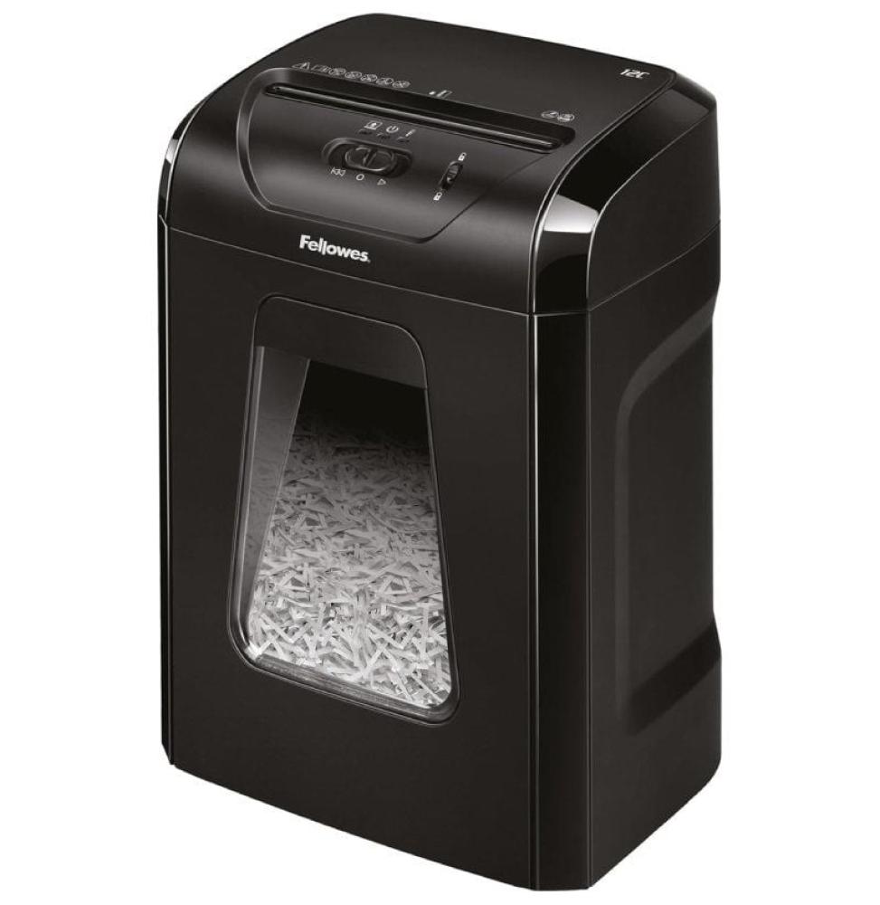 Destructora Fellowes 12C/ Corte en Partículas de 4 x 40mm/ Negra