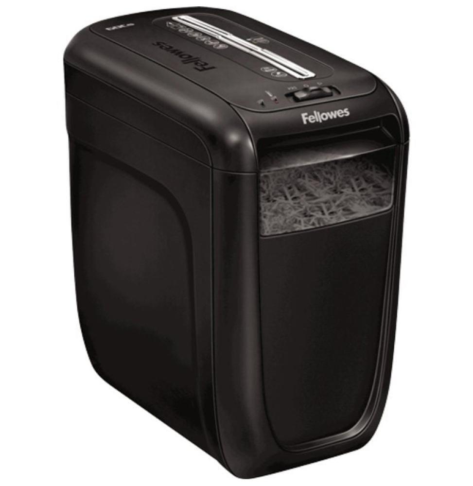 Destructora Fellowes 60CS/ Corte en Partículas de 4 x 40mm/ Negra