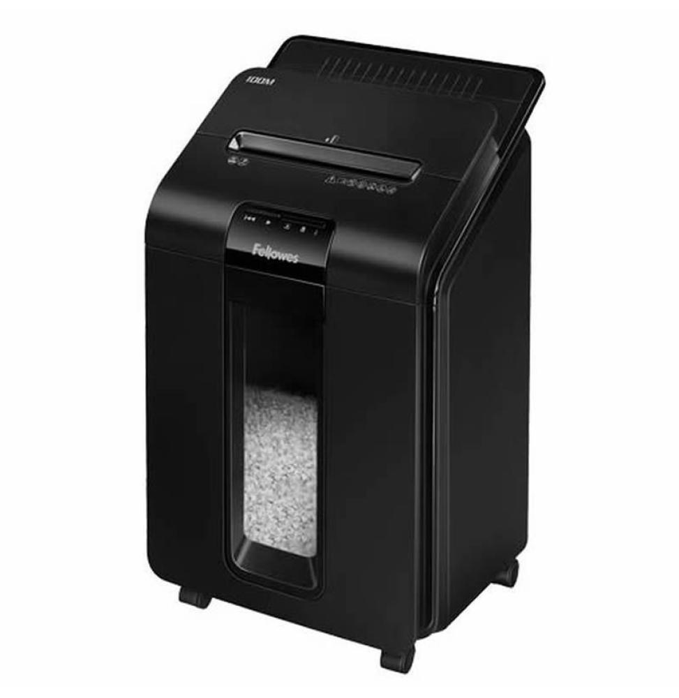 Destructora Fellowes AutoMax 100M/ Microcorte de 4 x 10mm/ Negra