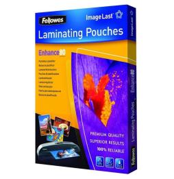 Fundas para Plastificar Fellowes 5306114/ A4/ 80 Micras/ 100 unidades