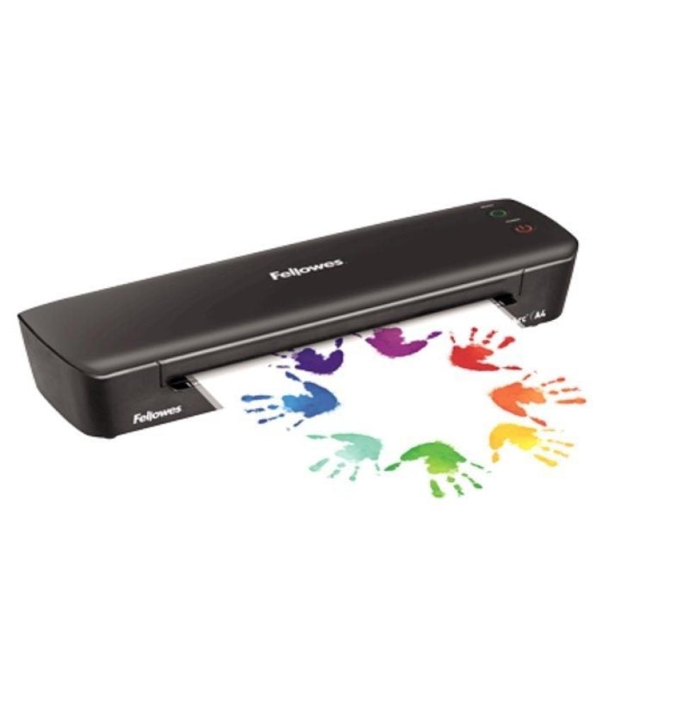 Plastificadora Fellowes Arc A4/ hasta A4 y 80 Micras/ Negra