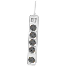 Regleta con Interruptor Philips CHP2154W/10/ 5 Tomas de corriente/ Cable 1.5m/ Blanco