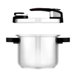 Olla a Presión Tekna A185602/ Ø22cm/ 6L/ Acero Inoxidable/ Apta para Inducción