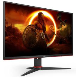 Monitor Gaming AOC Q27G2E/BK 27'/ QHD/ 1ms/ 144Hz/ VA/ Negro y Rojo