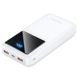 Powerbank 20000mAh Vention FHLW0/ 22.5W/ Blanca