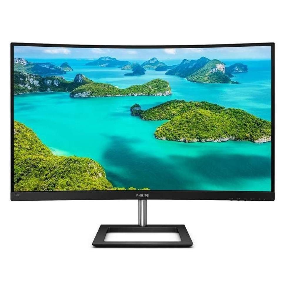 Monitor Profesional Curvo Philips E-Line 328E1CA 31.5'/ 4K/ Multimedia/ Negro