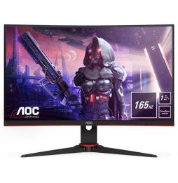 Monitor Gaming Curvo AOC C24G2AE 23.6'/ Full HD/ 1ms/ 165Hz/ VA/ Multimedia/ Negro