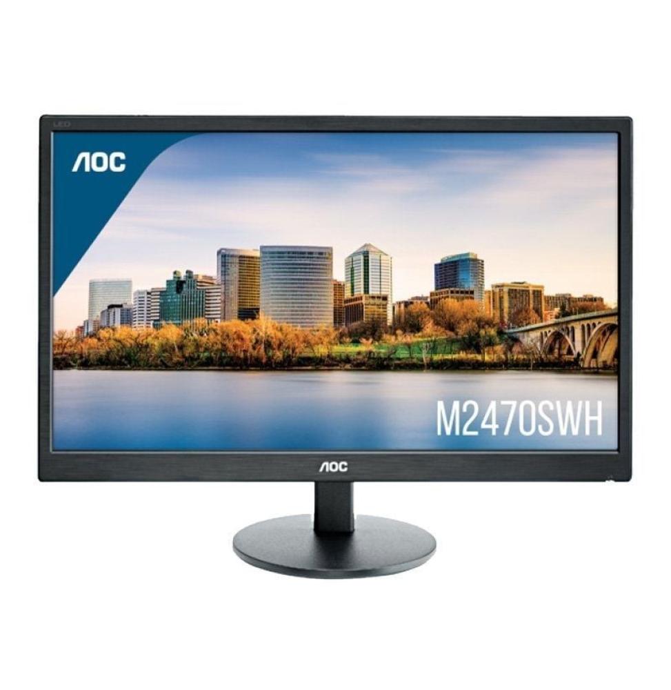 Monitor AOC M2470SWH 23.6'/ Full HD/ Multimedia/ Negro