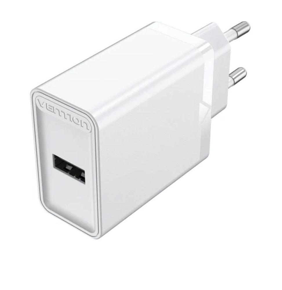 Cargador de Pared Vention FAAW0-EU/ 1xUSB/ 12W