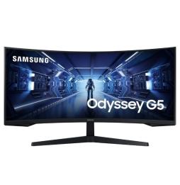 Monitor Gaming Ultrapanorámico Curvo Samsung Odyssey G5 LC34G55TWWP 34'/ UWQHD/ 1ms/ 165Hz/ VA/ Negro