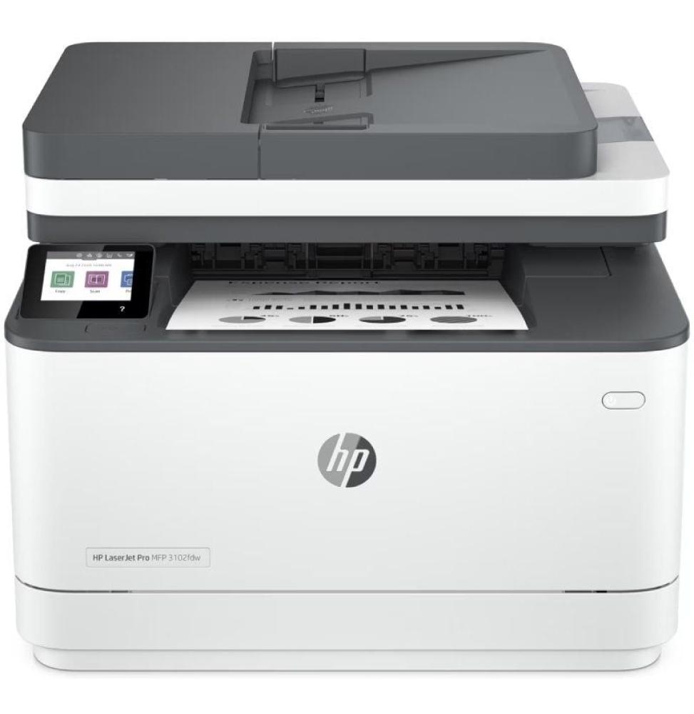 Multifunción Láser Monocromo HP Laserjet Pro 3102FDW WiFi/ Fax/ Dúplex/ Blanca