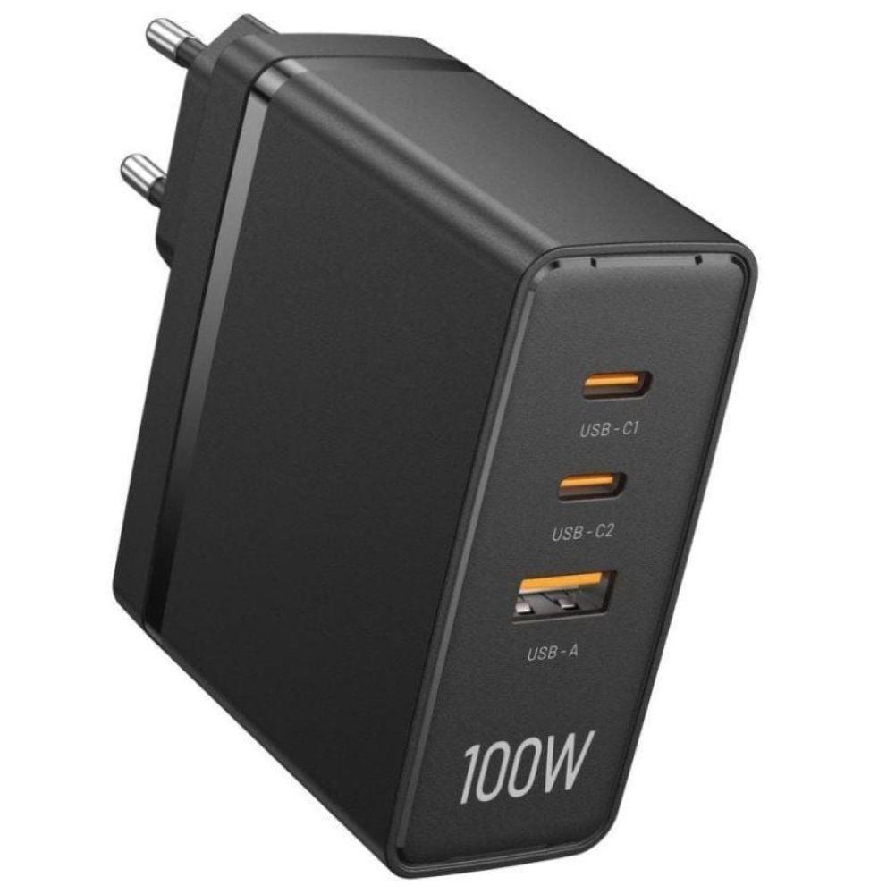 Cargador de Pared Vention FEGB0-EU/ 2xUSB Tipo-C/ 1xUSB/ 100W