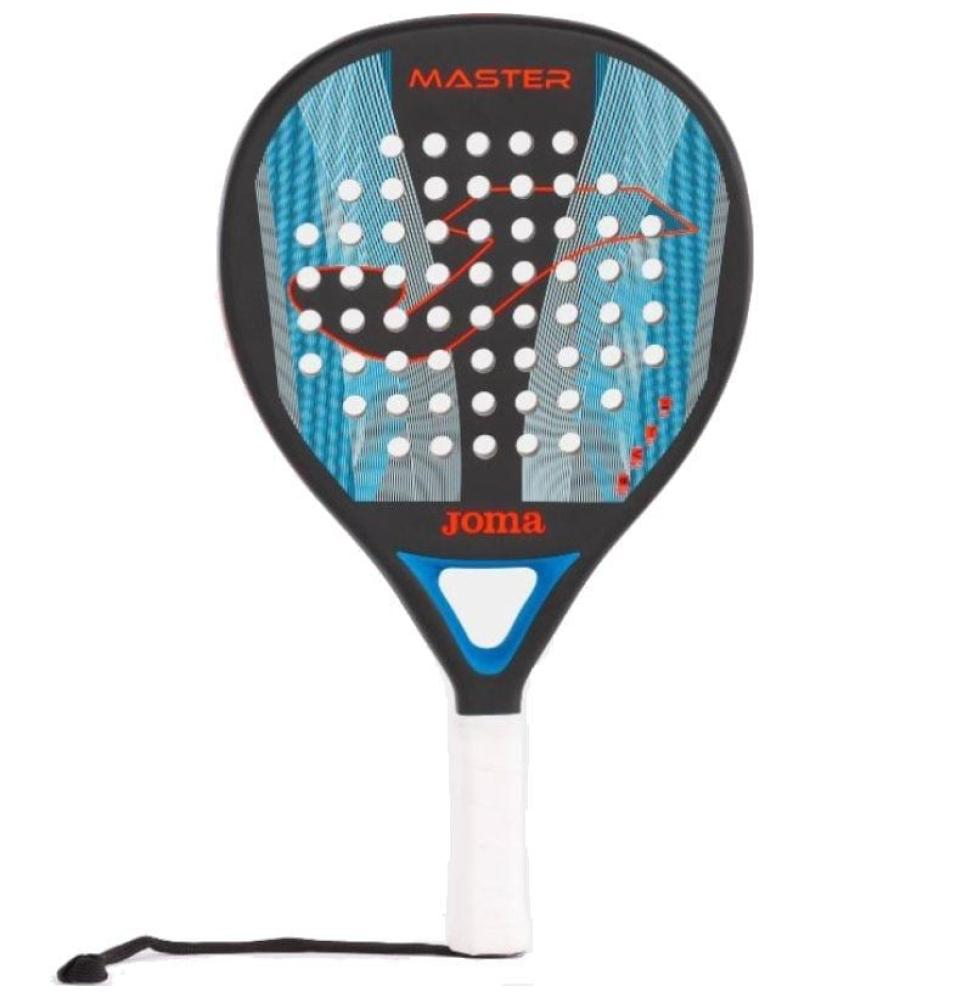 Pala de Pádel Joma Master/ Negro y Turquesa Flúor