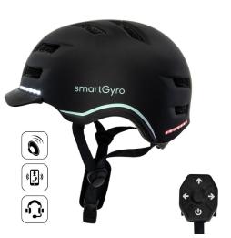 Casco para Adulto SmartGyro Helmet Pro/ Tamaño L/ Negro