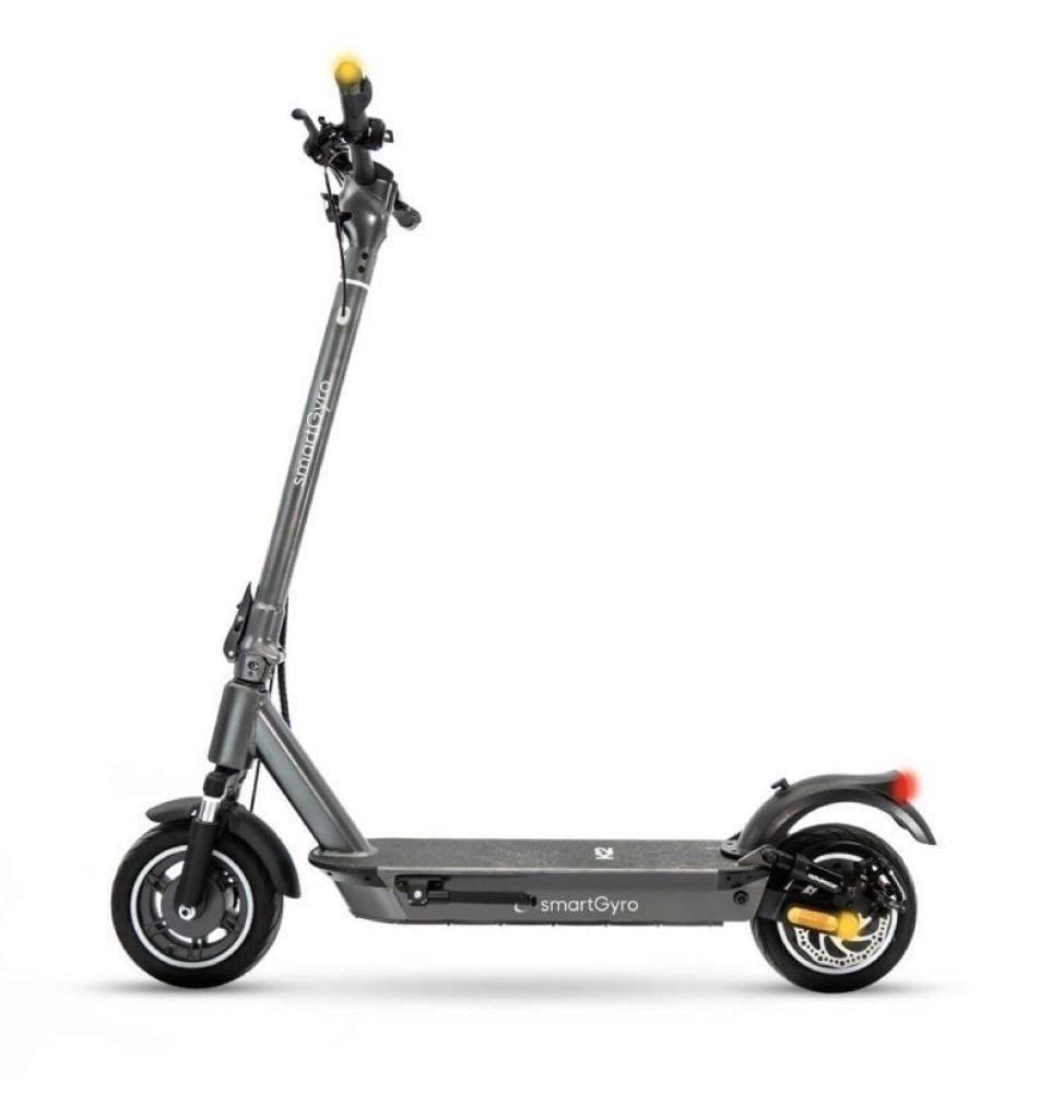 Patinete Eléctrico SmartGyro K2 Titán/ Motor 800W/ Ruedas 10'/ 25km/h /Autonomía 45km/ Gris