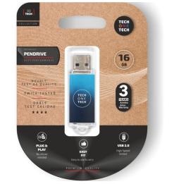 Pendrive 16GB Tech One Tech Be Deep USB 2.0/ Azul Degradado