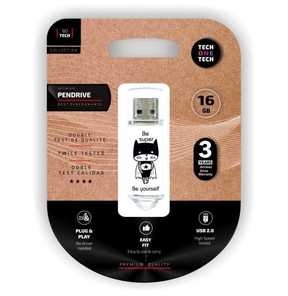 Pendrive 16GB Tech One Tech Be Super USB 2.0