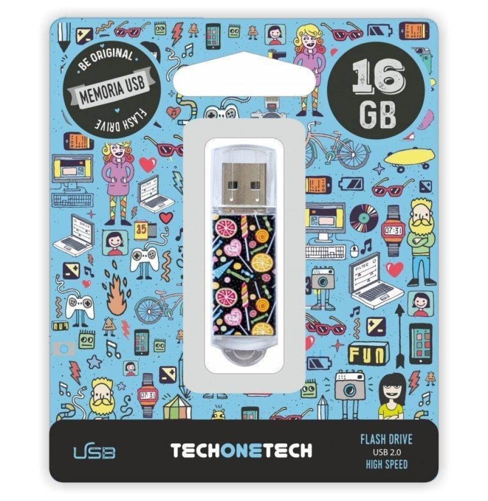 Pendrive 16GB Tech One Tech Candy Pop USB 2.0