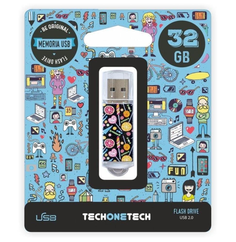 Pendrive 32GB Tech One Candy Pop USB 2.0