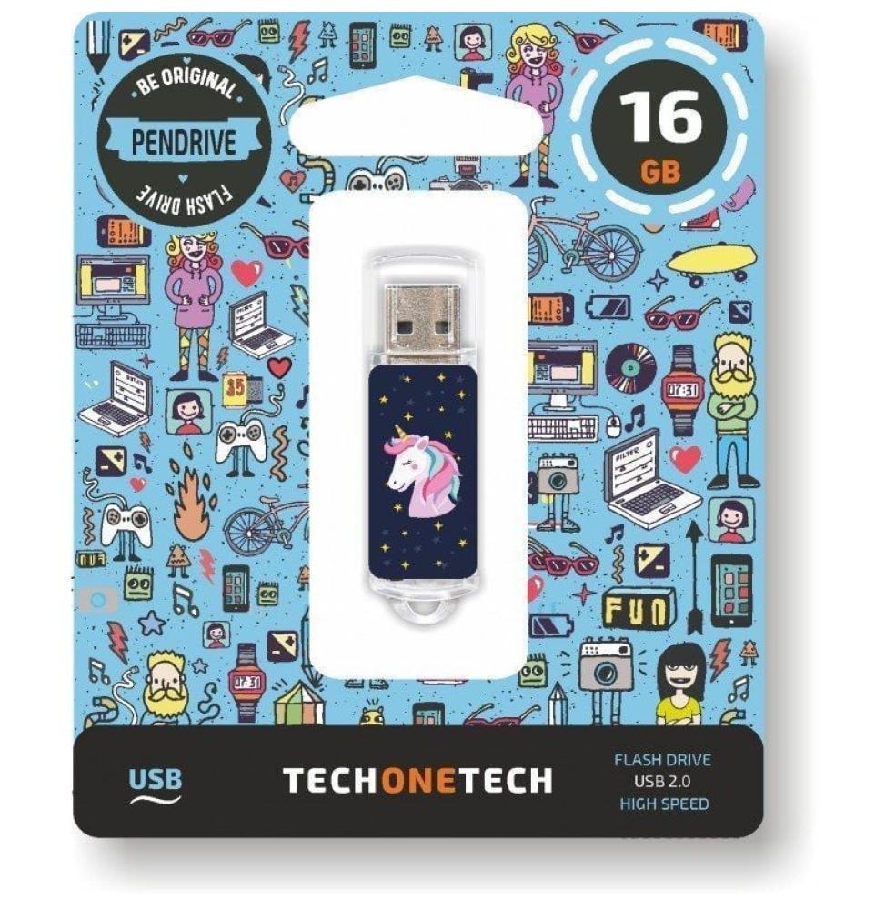 Pendrive 16GB Tech One Tech Unicornio Dream USB 2.0