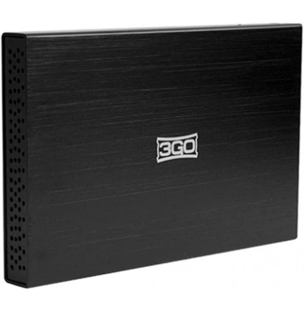 Caja Externa para Disco Duro de 2.5' 3GO HDD25BK12/ USB 2.0