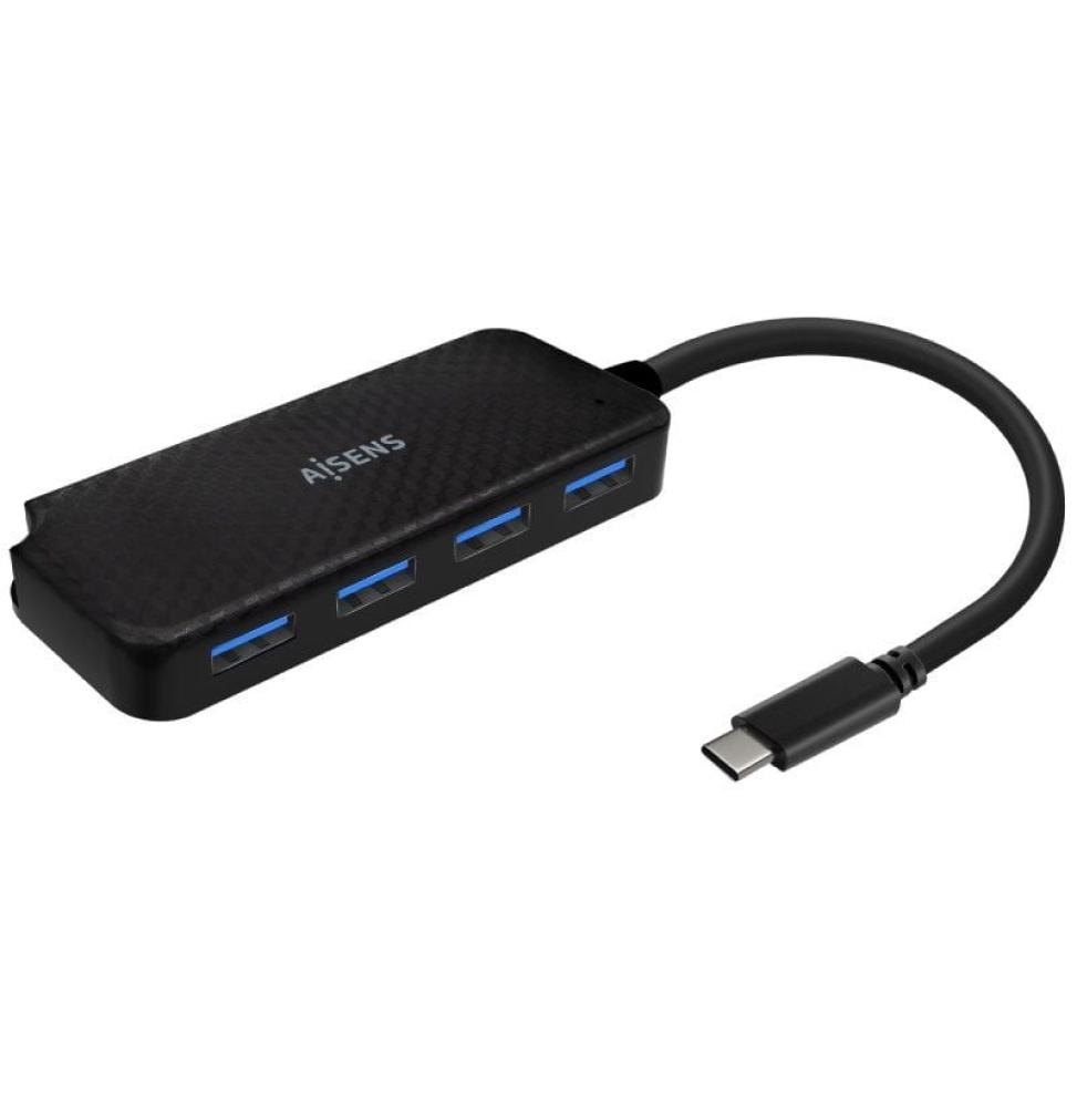 Hub USB Tipo-C Aisens A109-0715/ 4xUSB